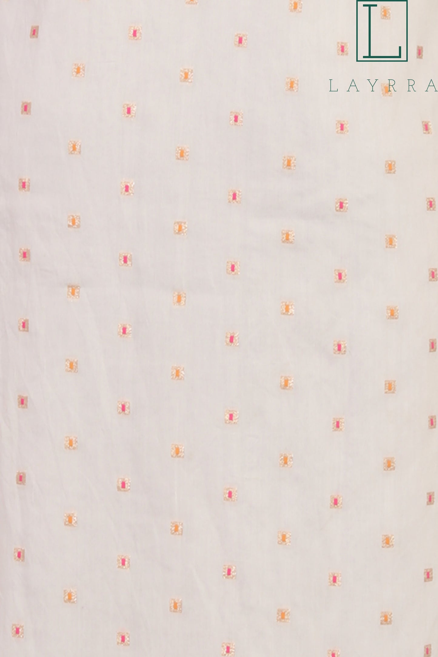 Women White Yellow & Gold Motifs Sequinned Embroidered Kurta with Trousers