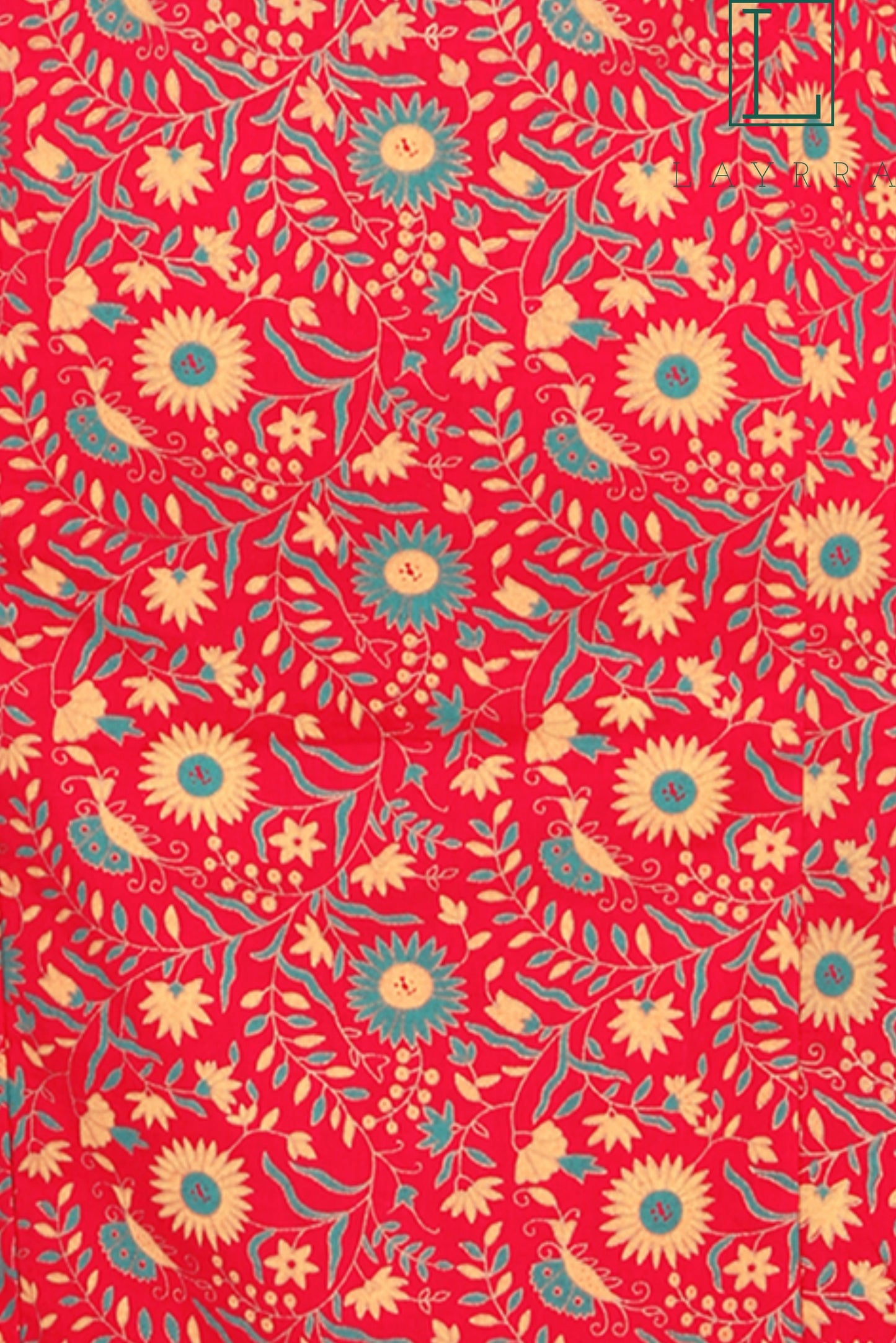 Women Pink Ethnic Floral Embroidered Kurta with Palazzos - Complete Set