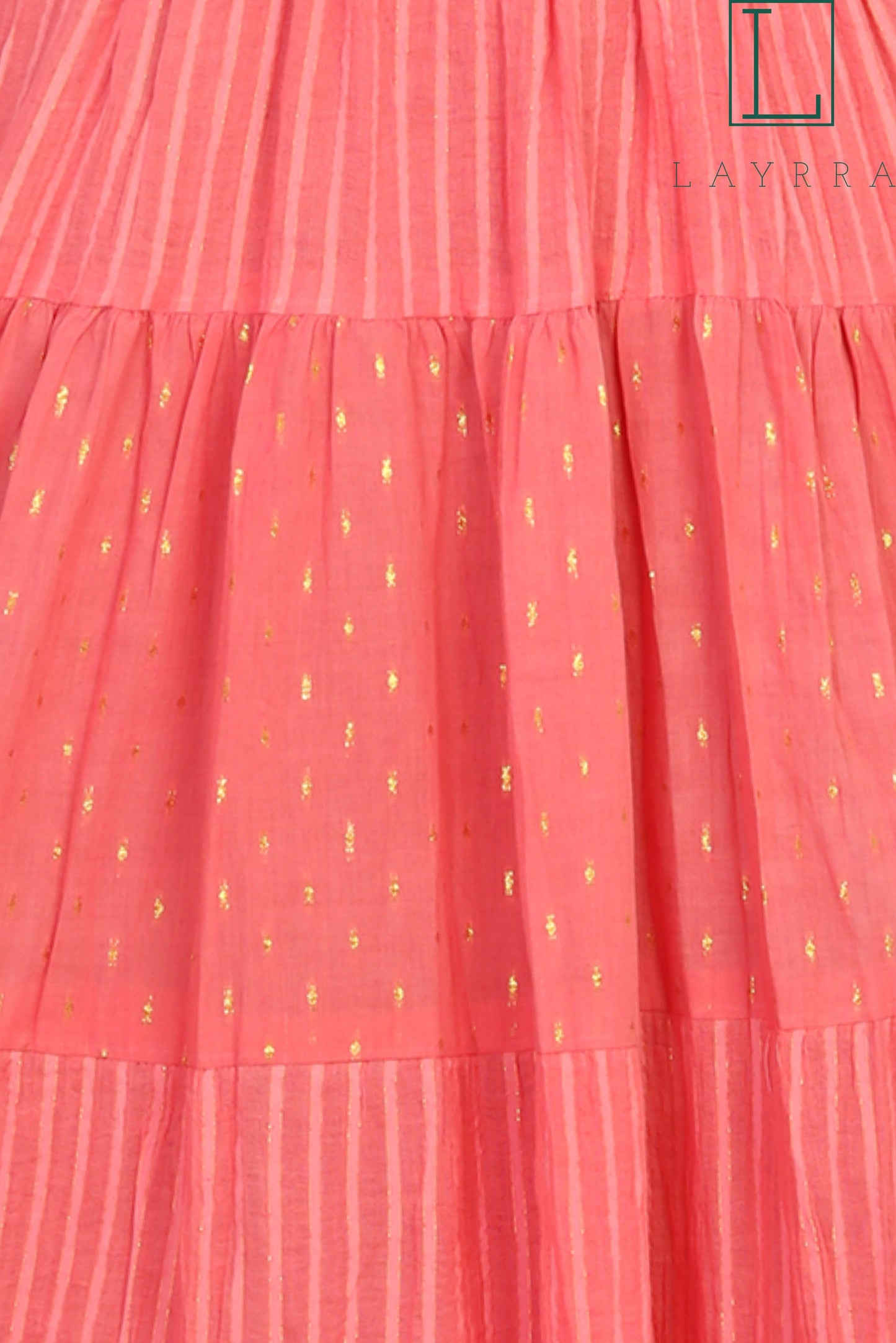 Women Pink Ethnic Koti Style Embroidered Anarkali Kurta - Complete Set
